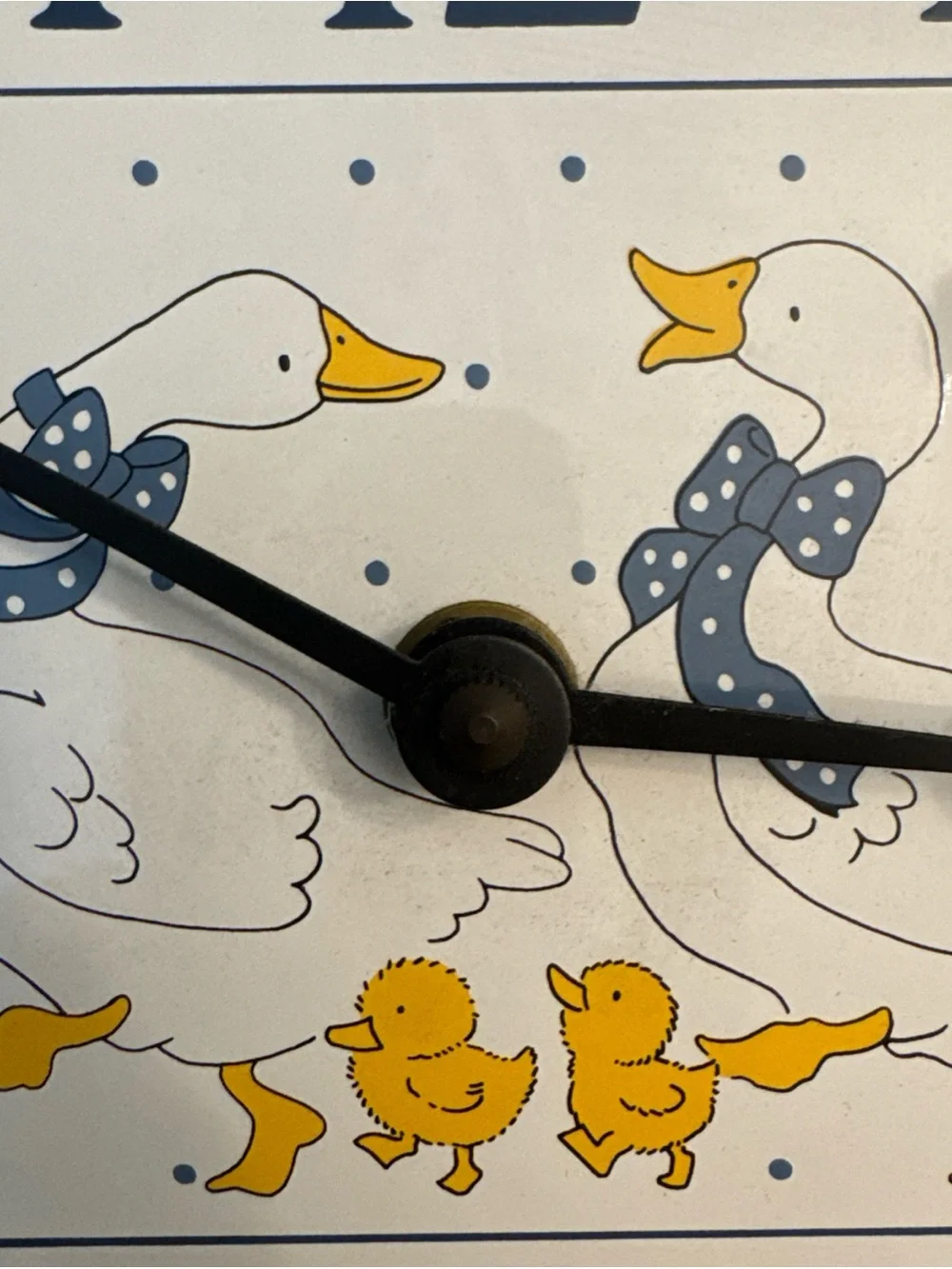 Vtg  Elgin Goose Clock 11